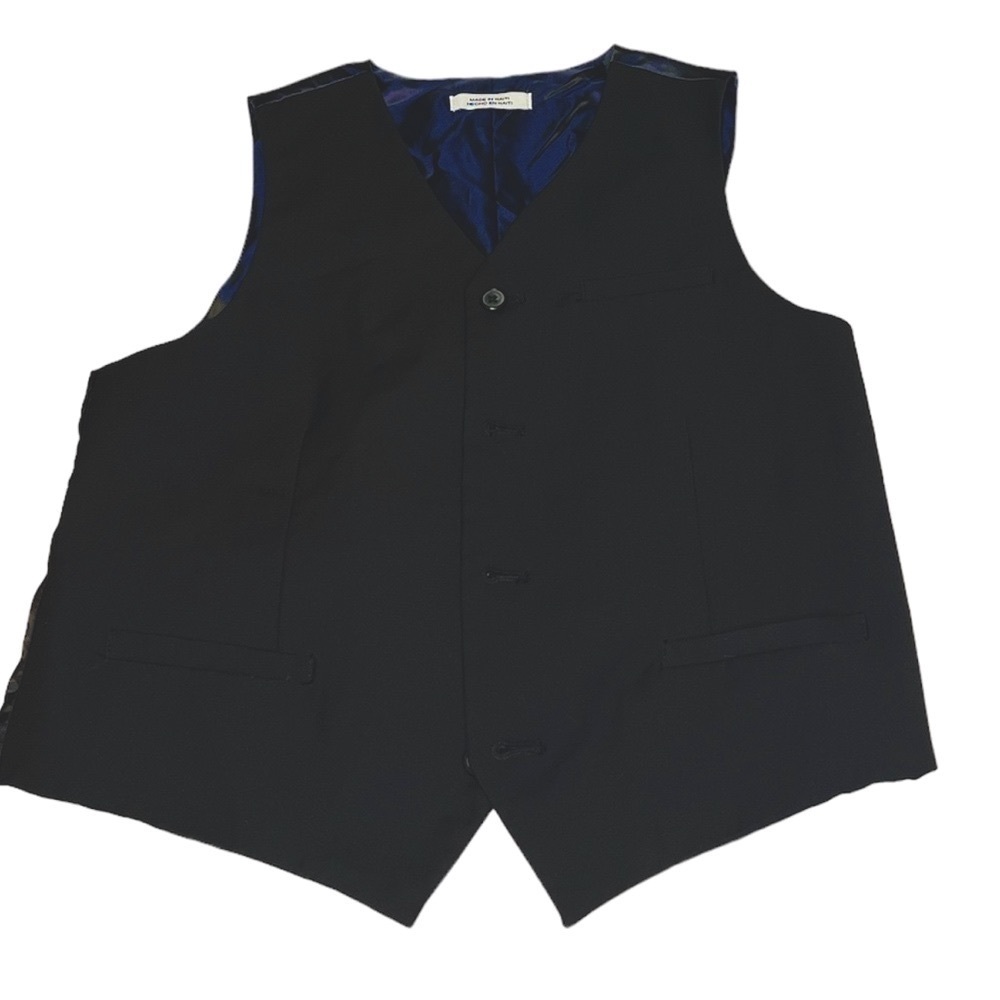 𝅺izod Black Boys Vest Size Large (Size 14/16)